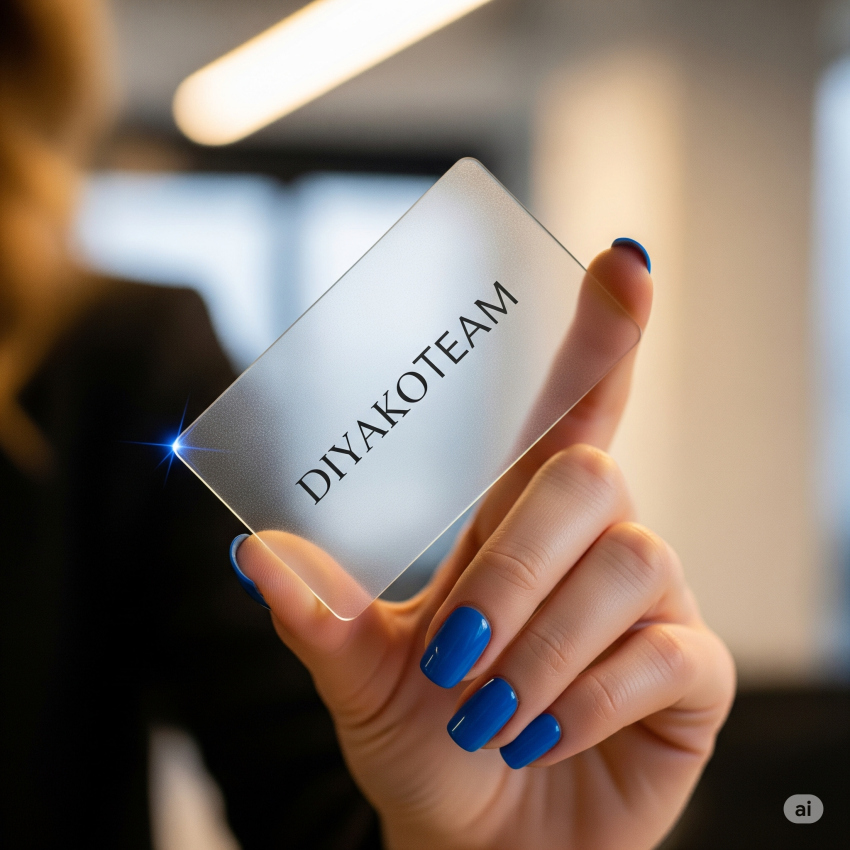 کارت ویزیت شیشه ای