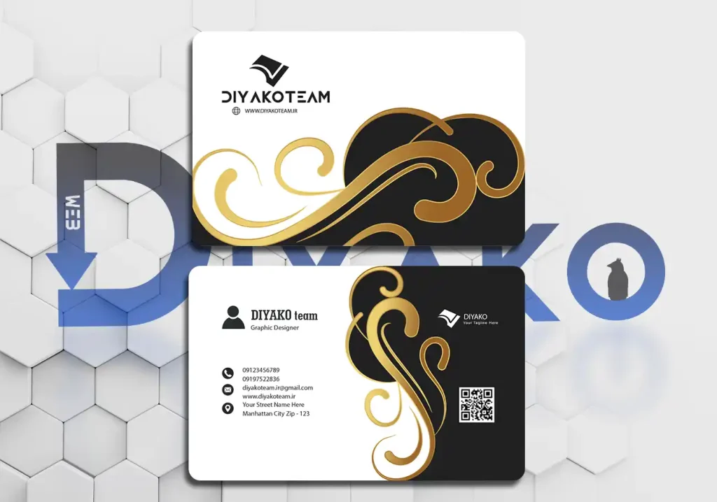 کارت ویزیت لاکچری دیاکوتیم